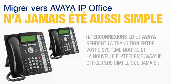 Avaya IP Office pour système téléphonique