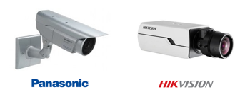 Caméras de surveillance boitier fixe Panasonic et Hikvision